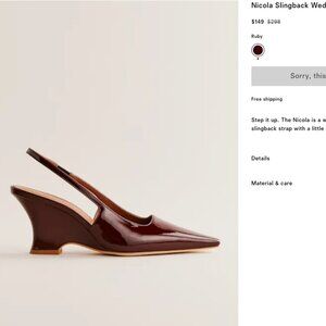 Reformation Nicola Slingback Wedge